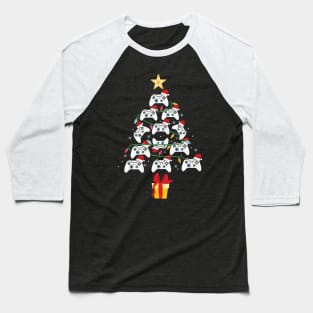 Gaming Christmas Tree Baseball T-Shirt